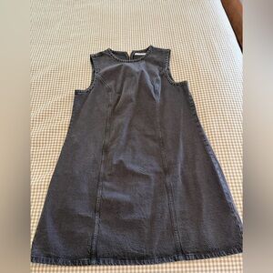 Abercrombie & Fitch Washed Black Denim Dress
